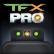  Truglo TFX Pro Tritium/Fiber-Optic Day/Night Sights - Walther PPS (Except M2) - Orange Outline Front/Green Rear 