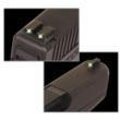  Truglo Tritium Britesite Night Sights Fits Kimber 1911 models with FIXED REAR SIGHT - Front Green/Rear Green 