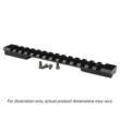 Warne Manufacturing Company Warne Savage SA Mountain Tech Tactical Rail 8-40 Screws 
