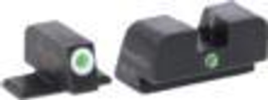 AmeriGlo Green Tritium Outline White/Green Single Dot for Sig #8 height 