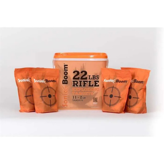 Sonic Boom 2lb Exploding Rifle Target 11/ct Bucket