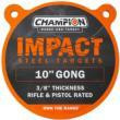  Champion Impact Steel Gong Target 10" Round 