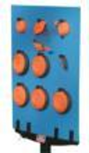 Mtm Molded Products Company MTM Bird Board with 18 Clay Target Clips Blue 6/ct 