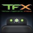  Truglo TFX Pro Tritium Fiber-Optic Day/Night Handgun Sight Fits S&W J-Frame - FRONT SIGHT ONLY - OrangeRN 