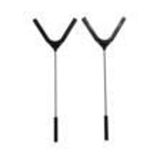 The Allen Company Inc. Allen EZ-Aim Clay Target Holder Holds 4.5" Clay Targets 2-Pack - Black 