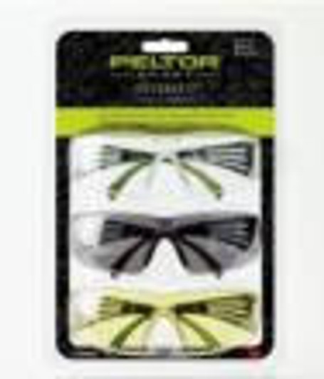 3M PELTOR 3M Peltor Sport SecureFit 400 Shooting Glasses Multiple Colors 3/ct 