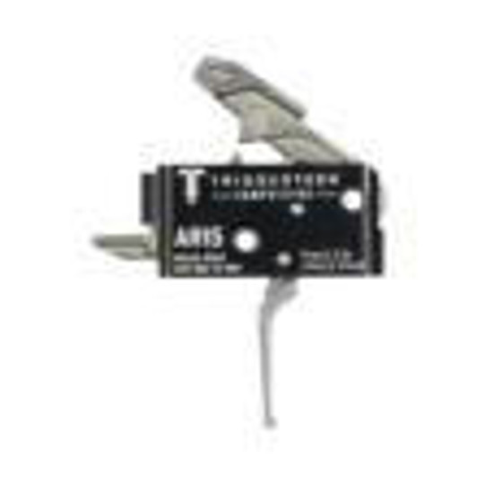  TriggerTech AR15 Single-Stage Competitive Flat Trigger Silver 