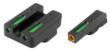  Truglo TFX Pro Tritium/Fiber-Optic Day/Night Sights Fit CZ 75 Series (Most Models) - Front Orange/Green Rear 