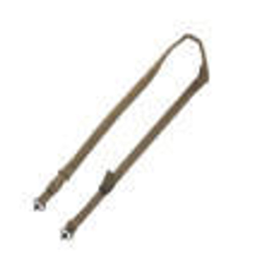 Military Products TacShield Tactical 2 Point Quick Adjust Sling Padded QD Push Button Swivel Coyote Brown 