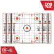 The Allen Company Inc. Allen EZ Aim Paper Targets 12" Peel Away Grid Orange and White 100 Pack 