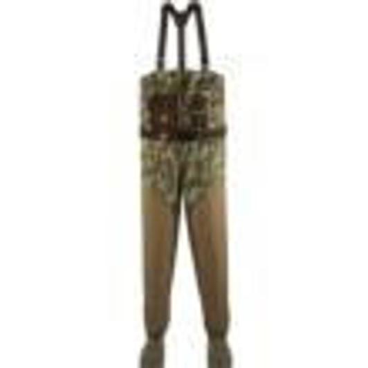 Lacrosse Footwear Inc. LaCrosse Alpha Agility Select Waders Front Zip Mossy Oak Bottomland 9 