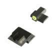 Night Fision LLC Perfect Dot NS Set w/Yellow Front +  Black Square Rear Fits S&W M&P 