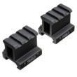  Truglo 2-Piece Riser Mount Adapter For Picatinny Rail 1" Aluminum 1.36" L 