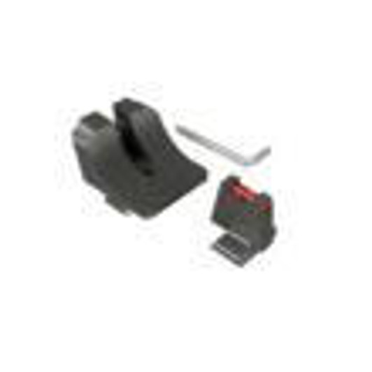 Century Arms Canik Warren Tactical Suppressor Sight Fiber Front Wide Blacked Out Rear 