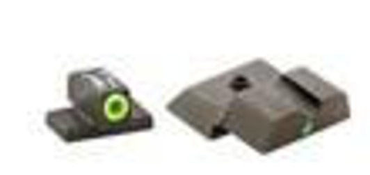AmeriGlo Green Tritium Lime Green Lumi Outline/Green Single Dot for S&W M&P Shield 