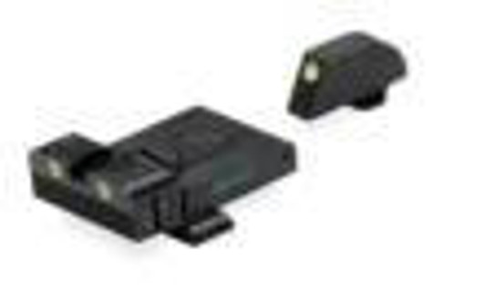 Meprolight Sights Meprolight for Glock 17/19/20/21/22/23 Adjustable Night Sight - Green Front & Green Rear 