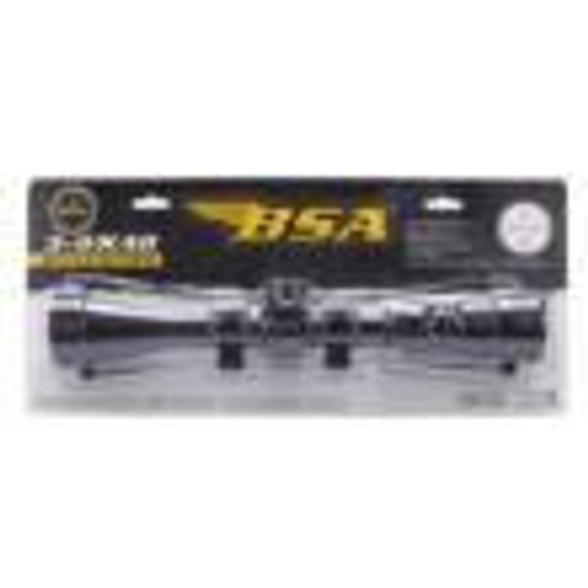  BSA Rifle Scope 3-9x40 1" 30/30 Black with Rings 