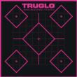 Truglo TRUGLO TRU-SEE Self Adhesive Targets - Handgun 12x18 Pink 6 Pack 