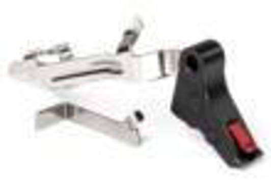 ZEV Technologies ZEV PRO FLAT FACE TRIGGER BAR KIT SMALL BLK/RED 