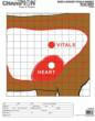  Champion Animal Paper Targets Deer Vitals 12/Pack 