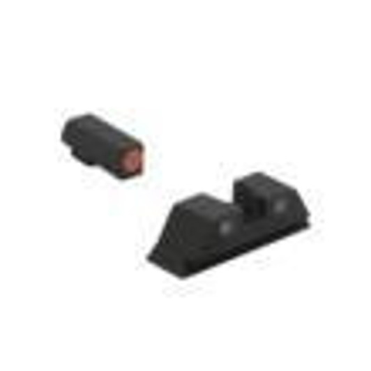 Meprolight Sights Meprolight Hyper Bright Extremely Bright Day/Night Sight for Glock Orange Ring Front Green Rear 