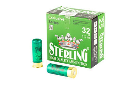  Sterling, Exclusive Series, 12 Gauge 2.75", #5, 1 1/8 oz, Shot Shell, 25 Round Box 
