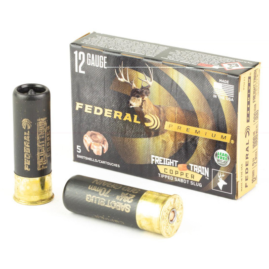 Federal Fed Frt Trn 12ga 2.75" Slug 5/50 