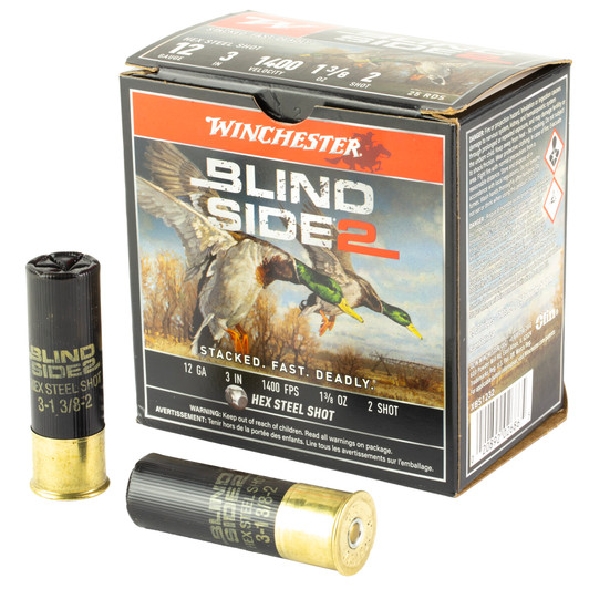 Win Blind Side 2 12ga 3" #2 25/250