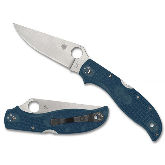  Spyderco Stretch 2xl Lw 3.99" Blue 