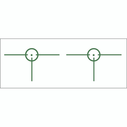  Gunstar Tactical 3d 1 Reticle Green 