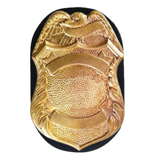Safariland Model 7350-04 Badge Holder Oval, Clip-on 