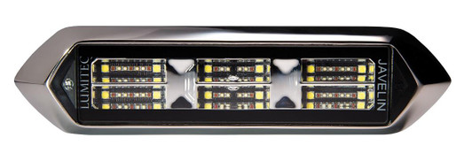  Lumitec Javelin 600X Spectrum RGBW LED Surface Mount Polished Housing 12/24v 