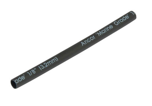  Ancor 1/8" x 48" Black Heat Shrink Tubing 