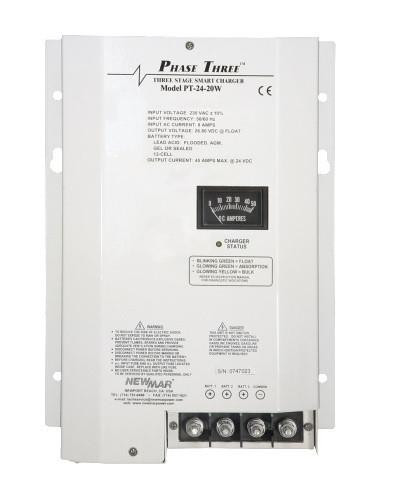  Newmar PT-24-20U 24v 20A Charger 115/230V Input 