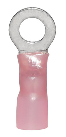  Ancor 8AWG 5/16 Ring Terminal Heat Shrink Red 25 Pack 