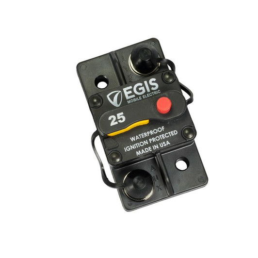 Egis Mobile Electronics EGIS 285-Series 25 Amp Circuit Breaker Surface Mount 