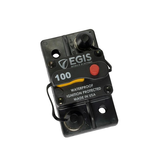 Egis Mobile Electronics EGIS 285-Series 100 Amp Circuit Breaker Surface Mount 
