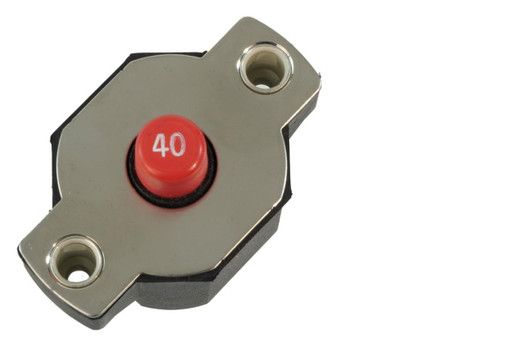 Egis Mobile Electronics EGIS 40A Medium Duty Push Button Circuit Breaker 