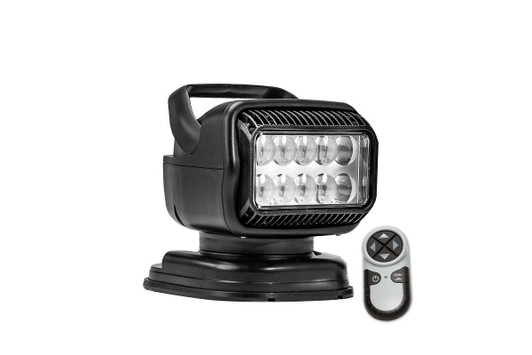  Golight GT Series LED Black Wireless Handheld Remote Portable Magnetic Shoe 12v 