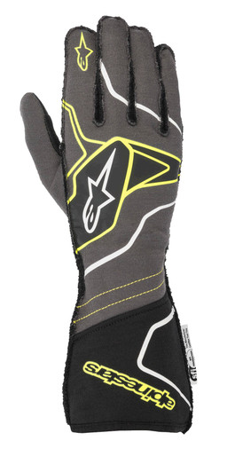 Glove Tech 1-ZX V2 Gray Yellow Medium
