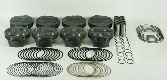 SBC PowerPak Piston Set Dome 4.185 Bore  +6.0cc