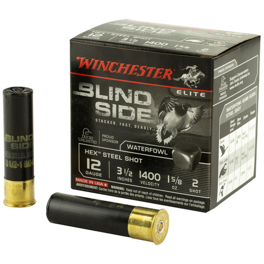 Winchester Ammunition Win Blind Side 12ga 3.5" #2 25/250 