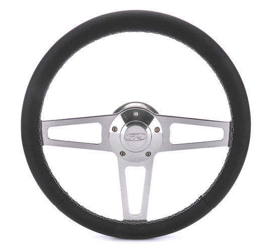 T Series Pol. Wheel Ford Logo/Install Kit