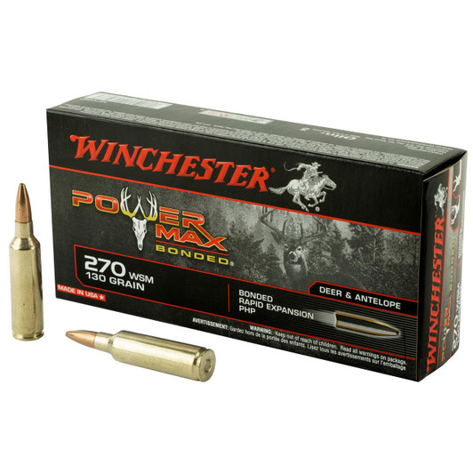 Winchester Ammunition Win Pwr Max Bond 270wsm 130gr 20/200 