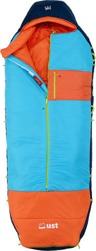 Ultimate Survival Technologies Ust Monarch Sleeping Bag - 80"x32" 3 Temp Range W/ Sack< 