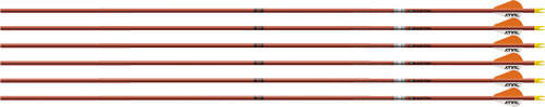 Easton Arrow Fmj 5mm 340 W/ 2 - Bully Vanes 6-pack Autumn Org