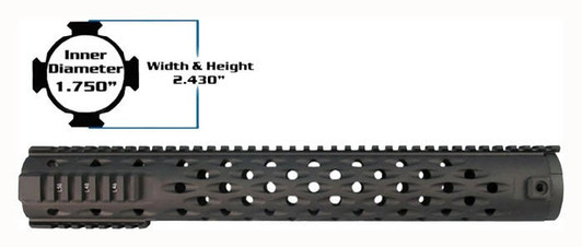 Yankee Hill Machine Yhm Forearm Tj Competition - For Ar-15 15 Length