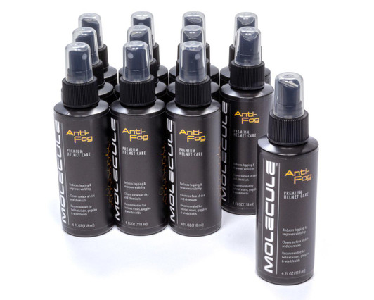 MOLECULE Helmet Anti-Fog 4oz Spray Case of 12 