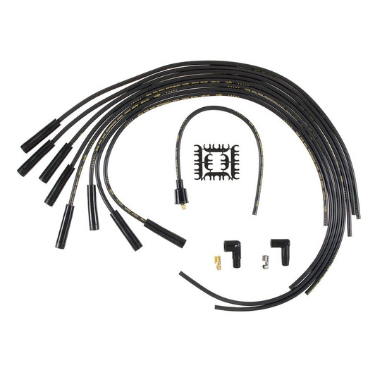 ACCEL 8mm Straight End Black UNIVERSAL 
