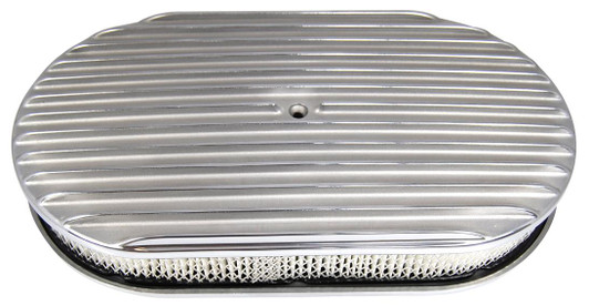 RACING POWER CO-PACKAGED Pol Alum 15X2 All Finned Air Cleaner Kit Paper 